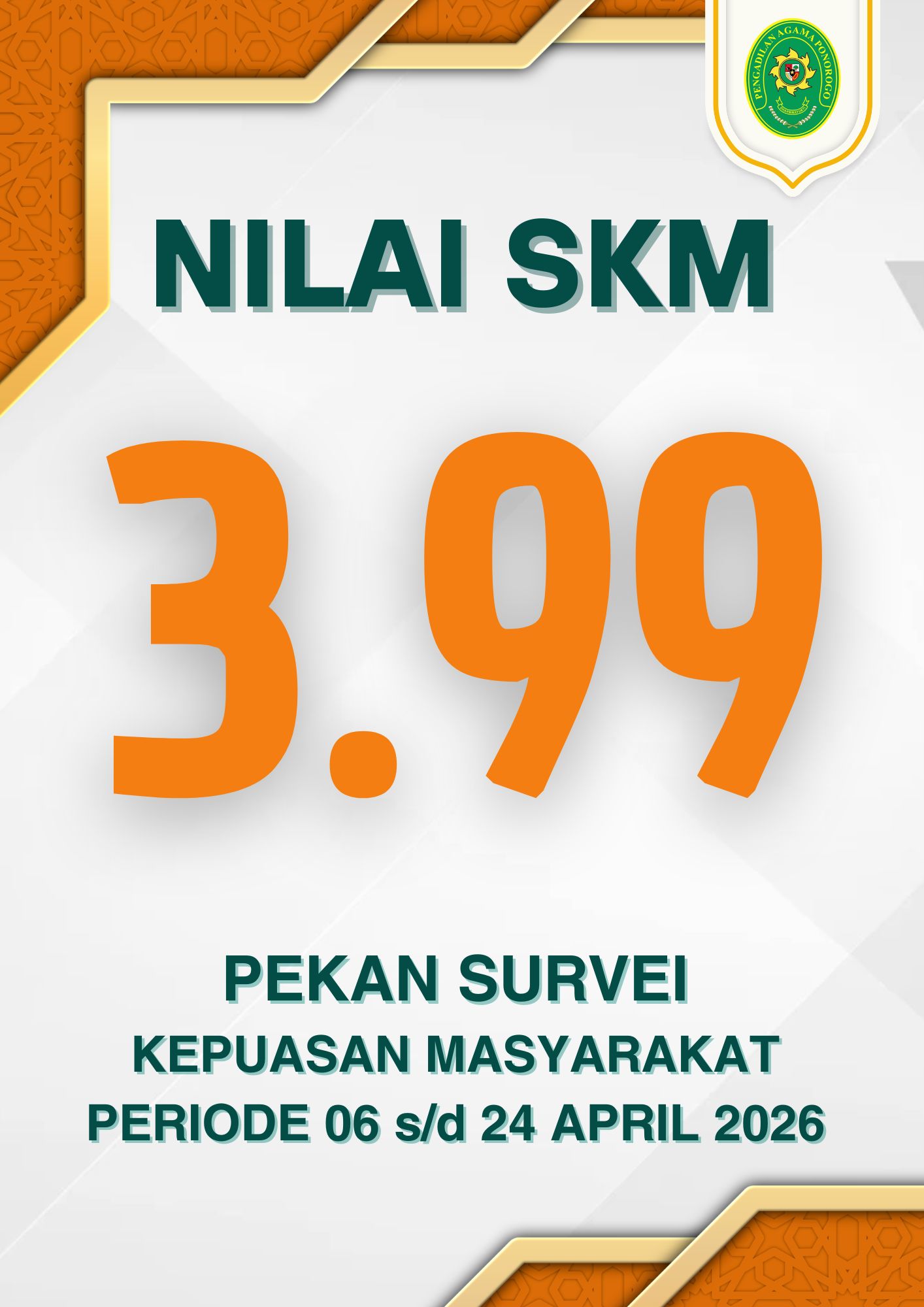 SKM pekan survei 2026